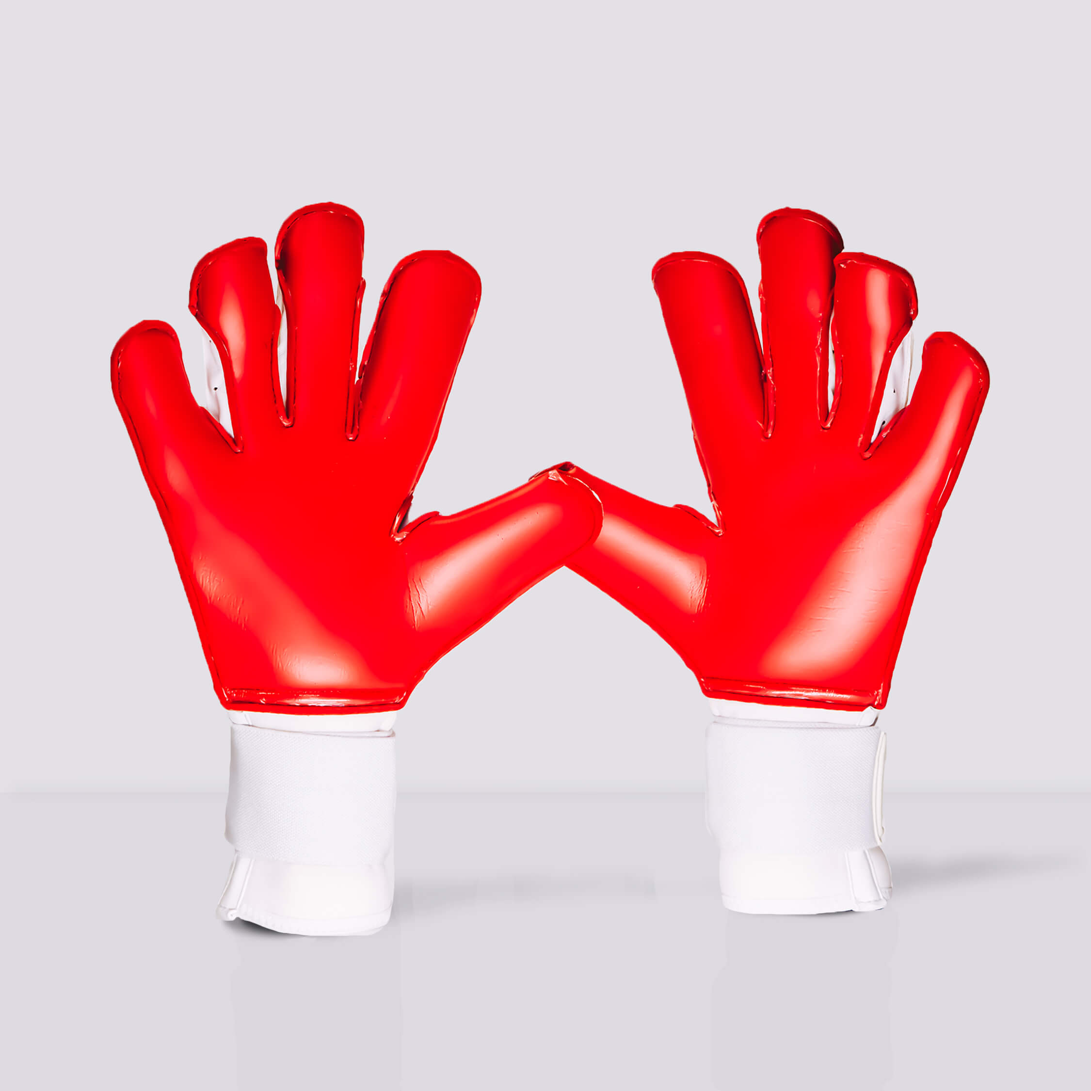 Gants De Gardien ETHEL #25 Rouge - Technologie De Grip Avancée, Double Sangle, Pour Terrains Naturels Et Synthétiques