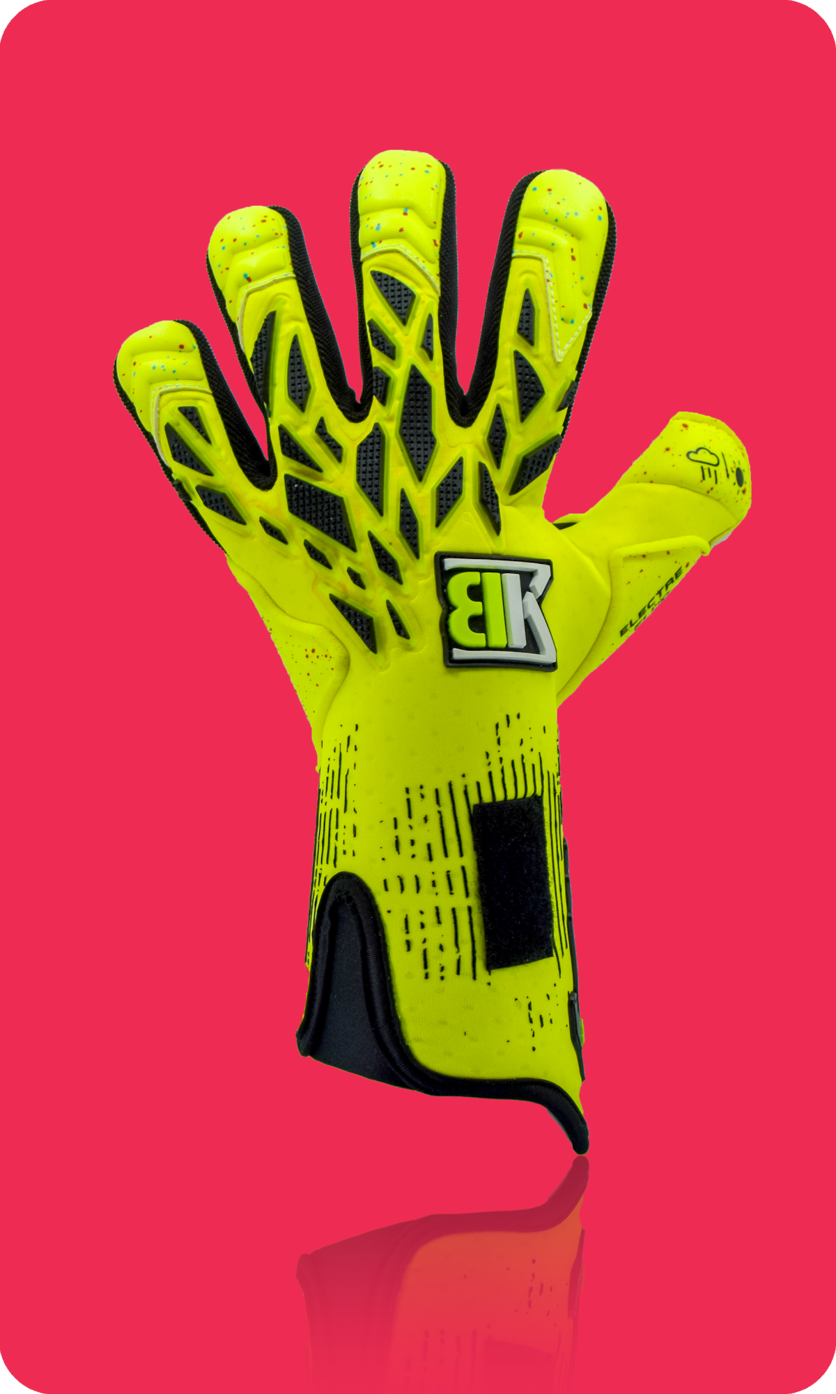 Franklin Sports CFX Pro Série Chrome Couleur Pleine Gants de frappe CFX Pro Série Chrome Couleur Pleine, Rouge, Petit pour adulte