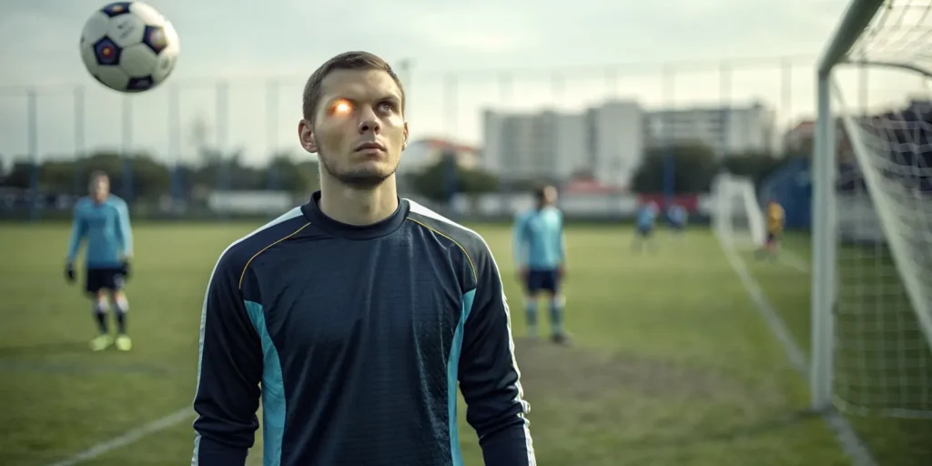 vision gardien de but