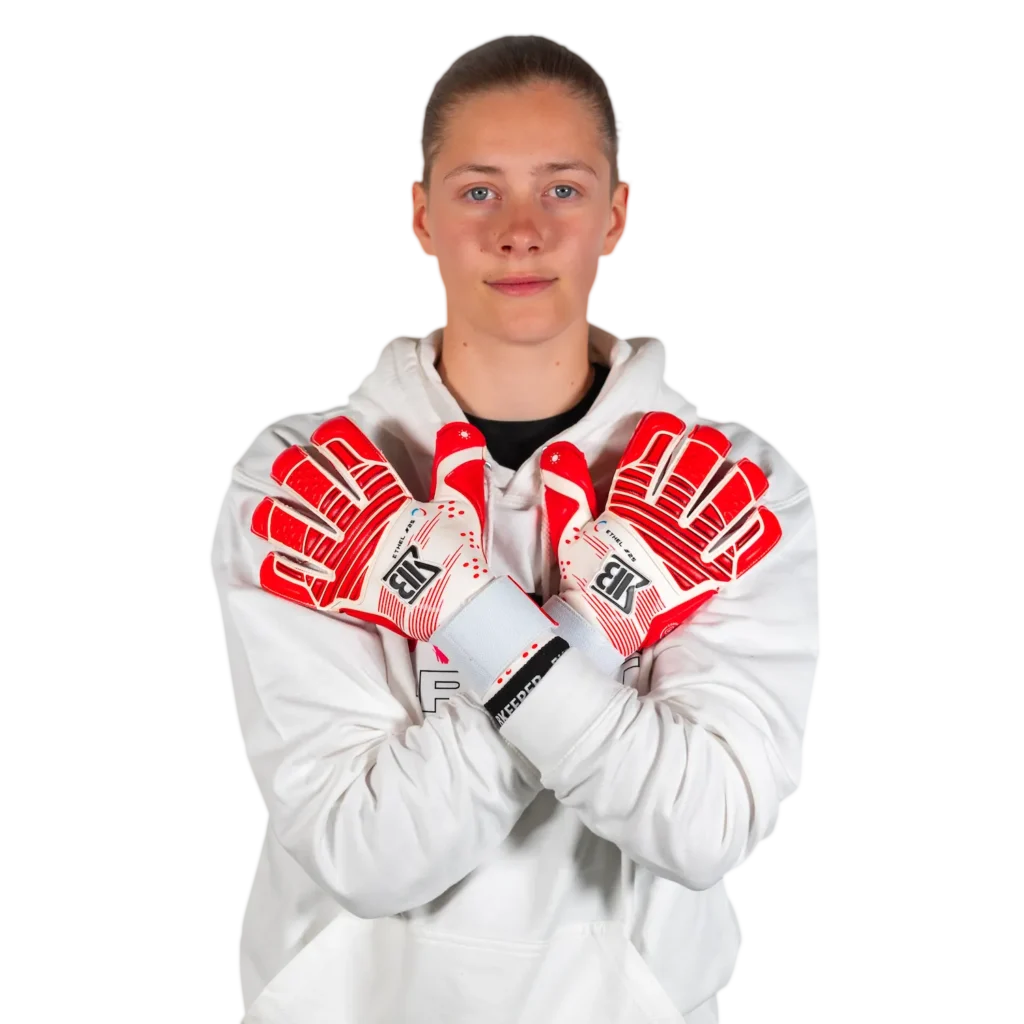 gants gardien ethel #25 red BK