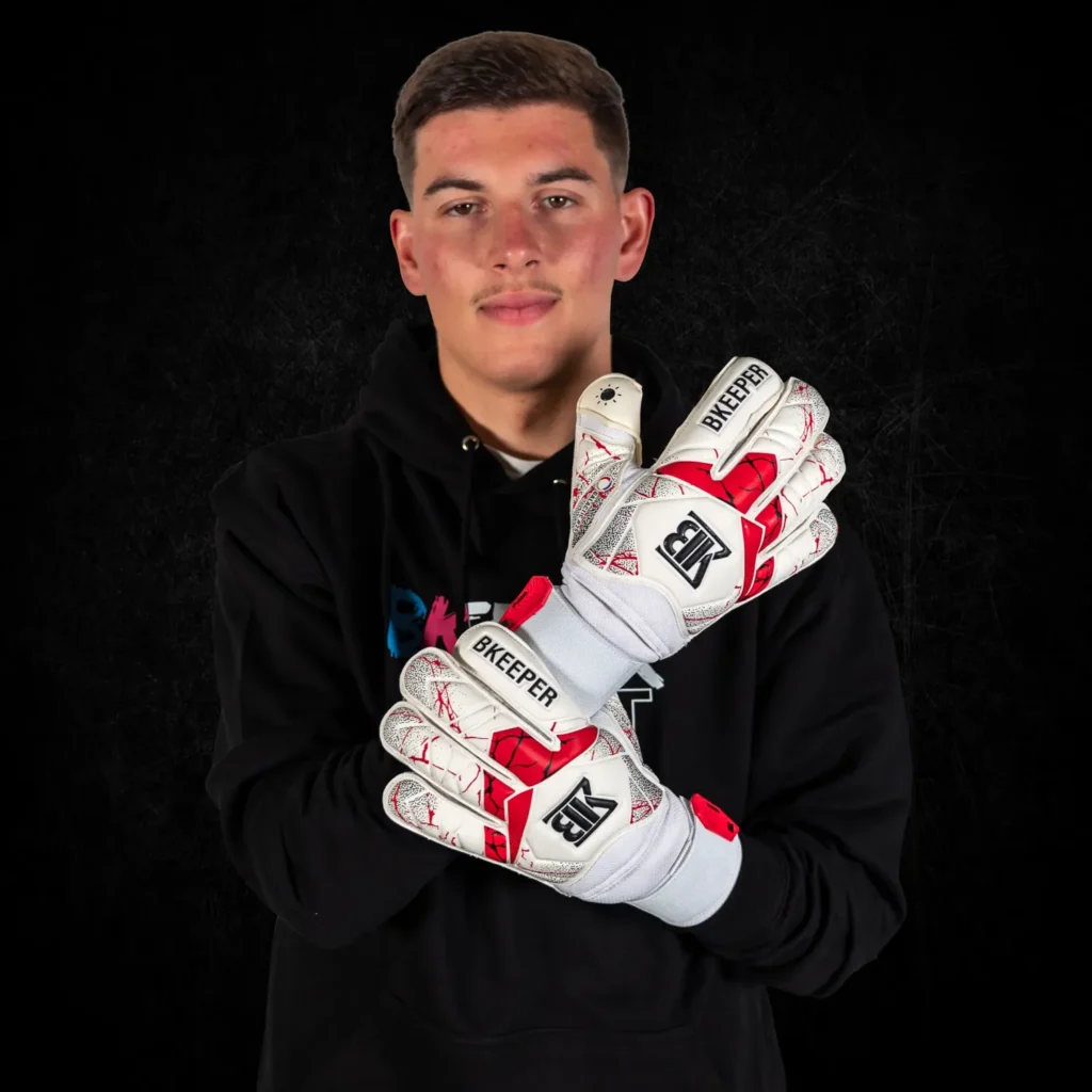 gants gardien entrainement blanc