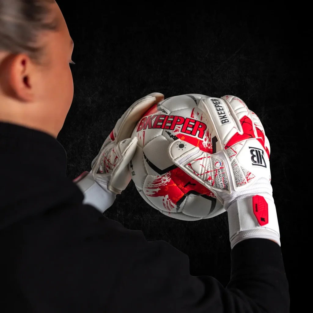 gants gardien entrainement blanc