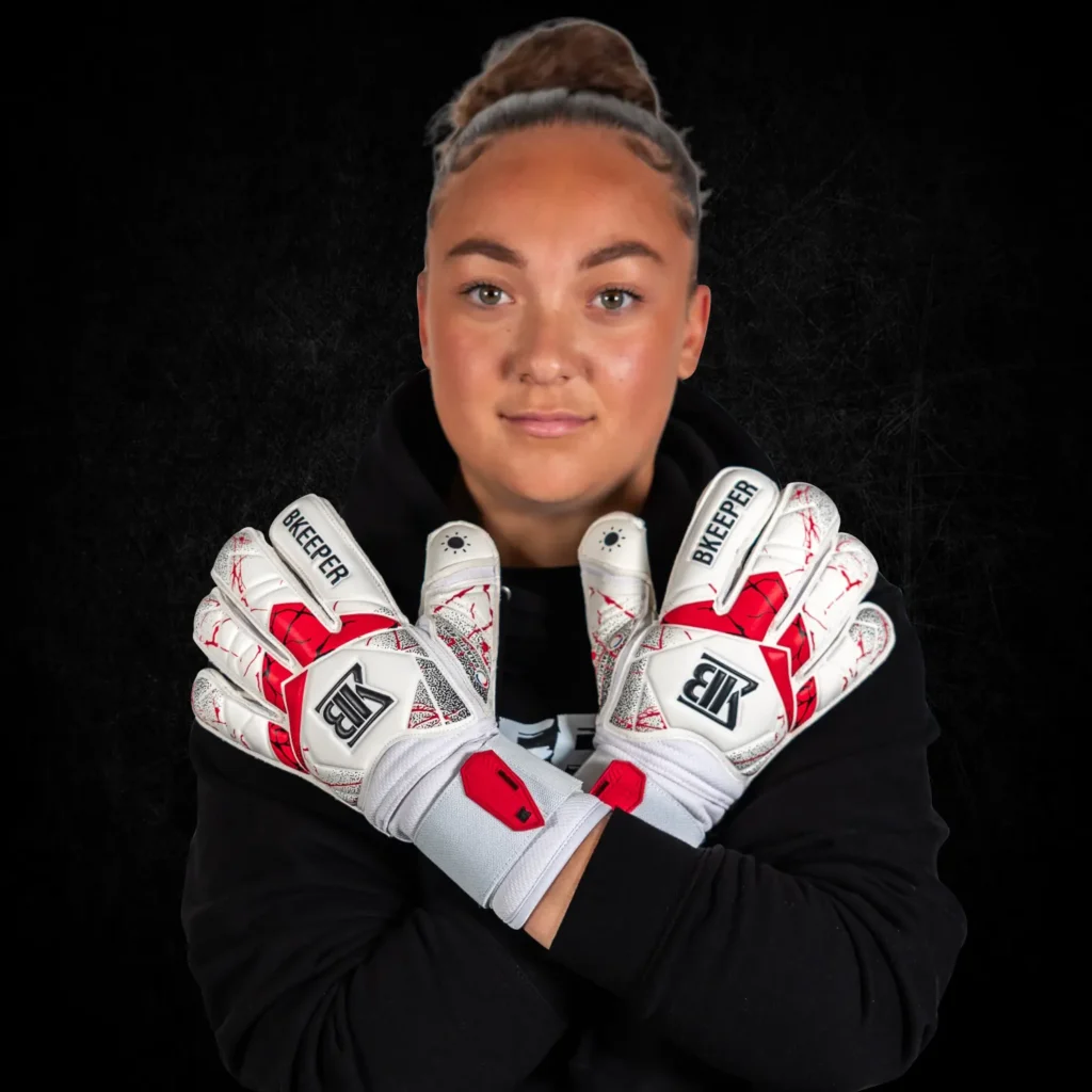 gants gardien entrainement blanc