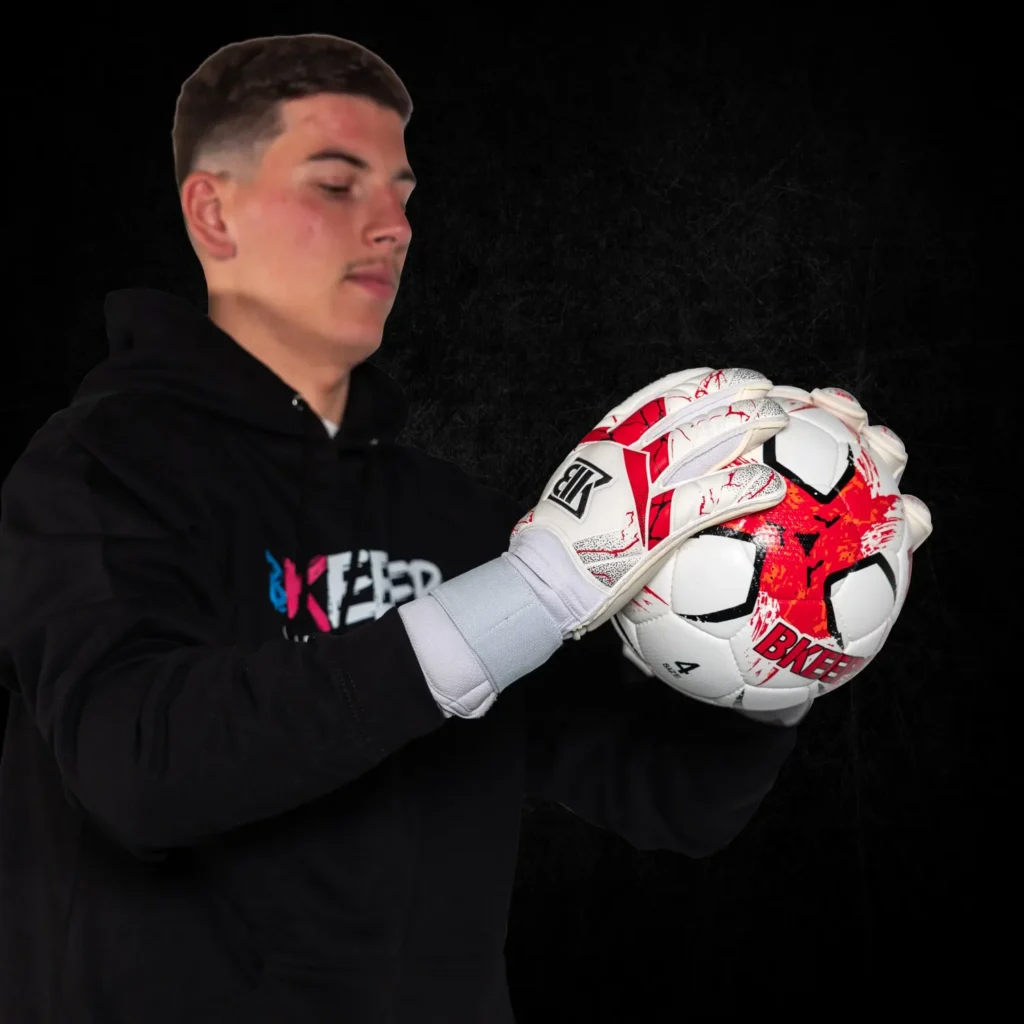 gants gardien entrainement blanc