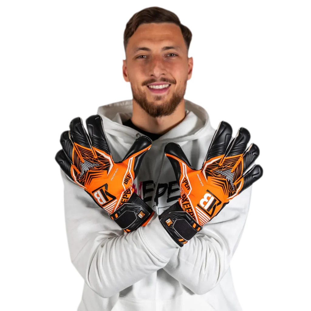 Gants gardien anzar #25 orange bk